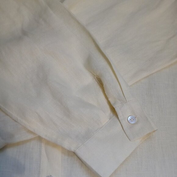 J. JILL love linen button front shirt in sunlight (XL) - Picture 6 of 14